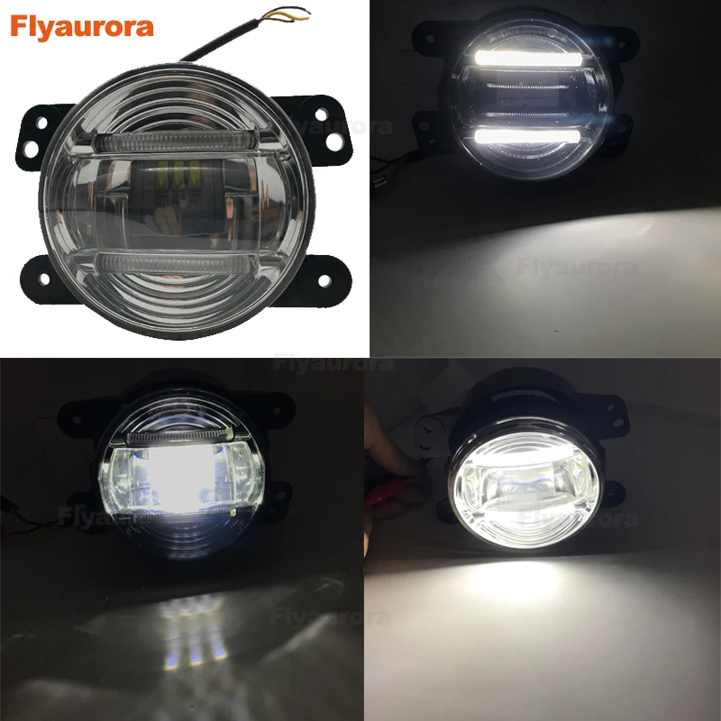 2 шт. 3 5 дюймов круглые Автомобильные светодиодные противотуманные фары для jeep grand