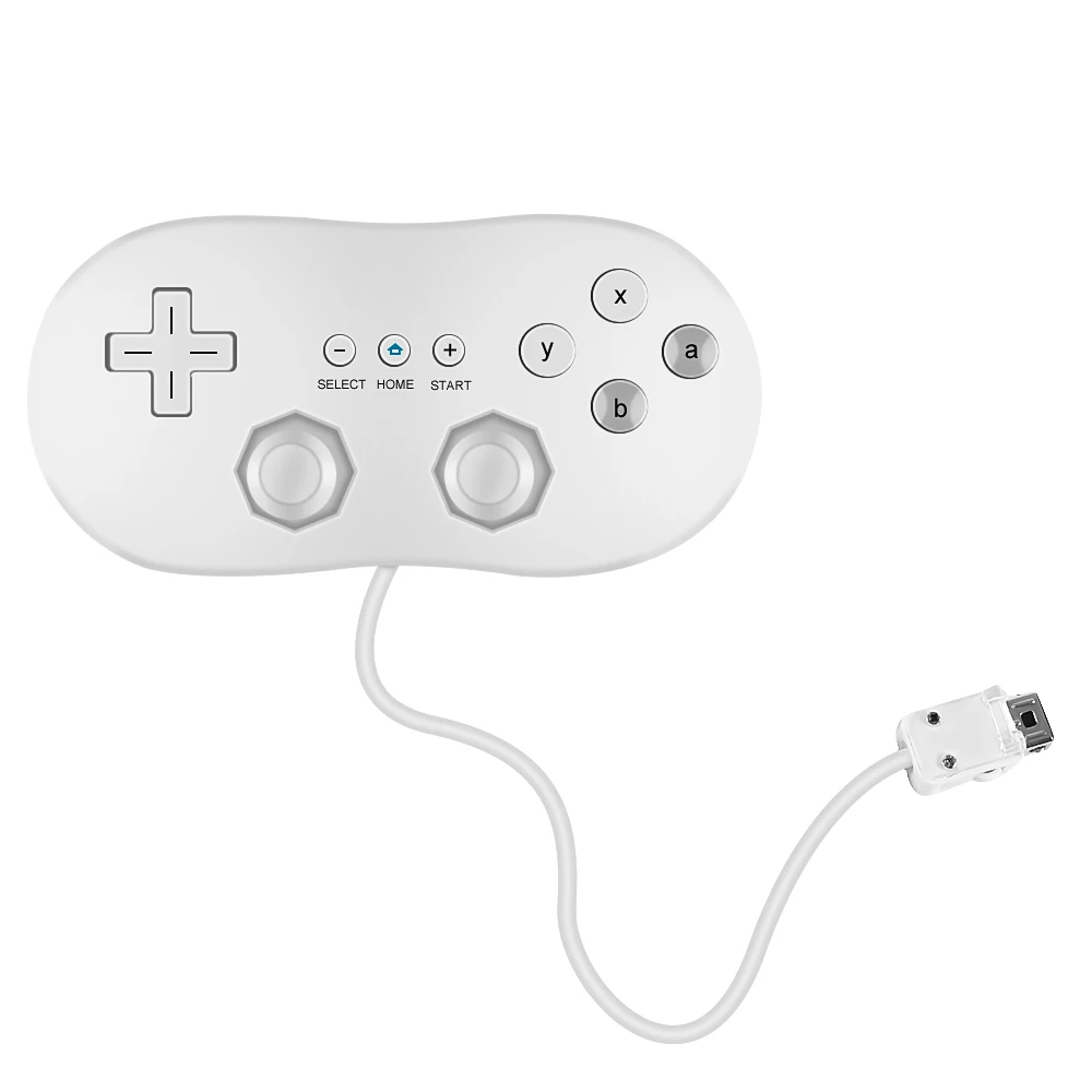 Белый проводной классический контроллер USB игровой джойстик геймпад ручка пульт