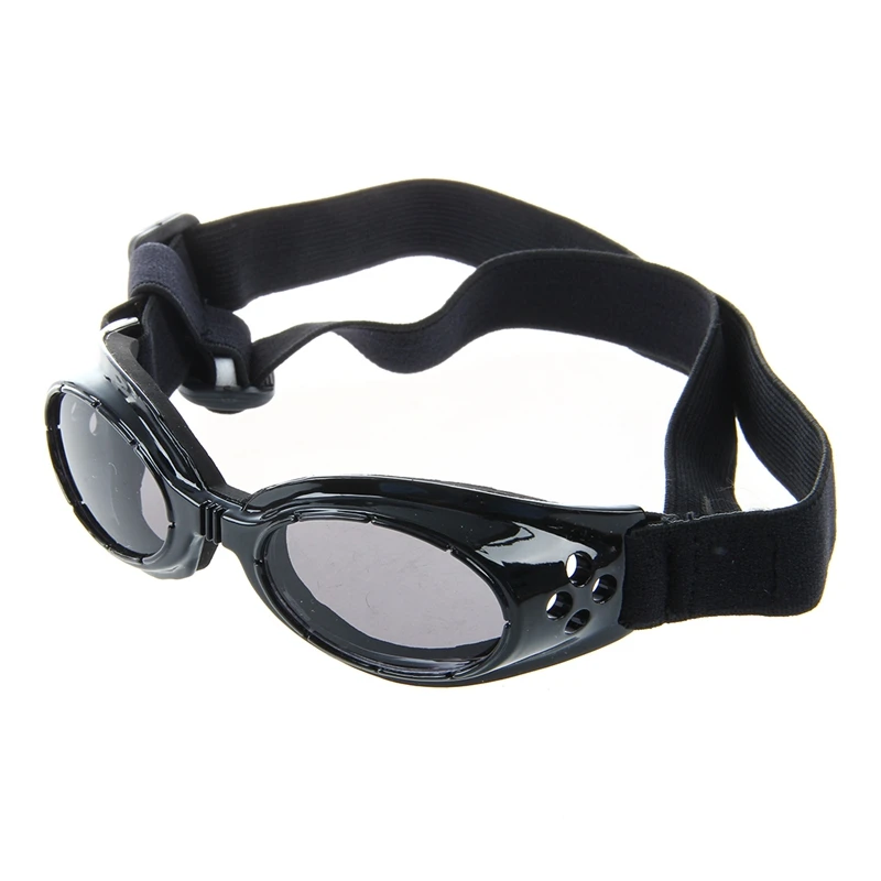 2 Pcs Framed Pet Puppy Dog UV Protection Goggles Sunglasses Eyewear White & Black | Дом и сад