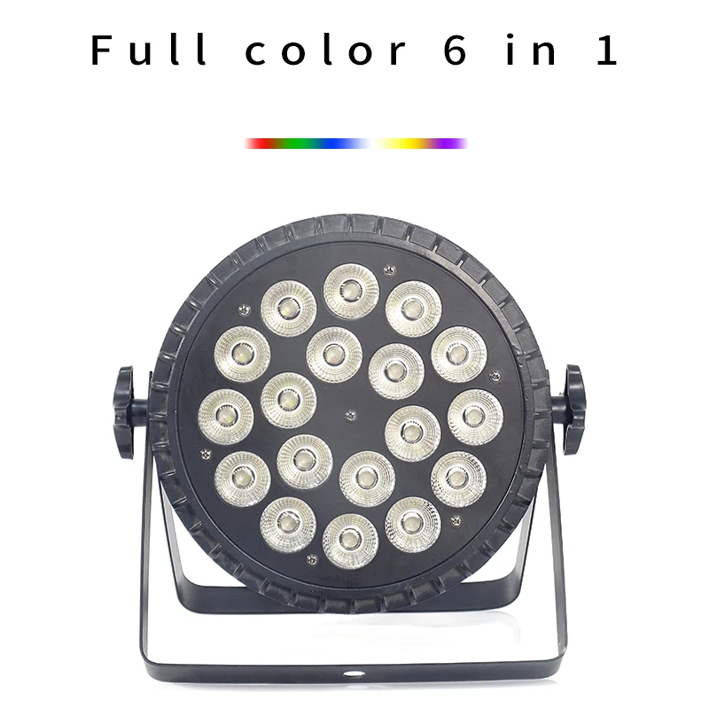 2 шт./лот 18x12 Вт RGBW 4в1 18x18 RGBWA UV 6в1 Led Par Светильник настенная шайба плоский led ing для