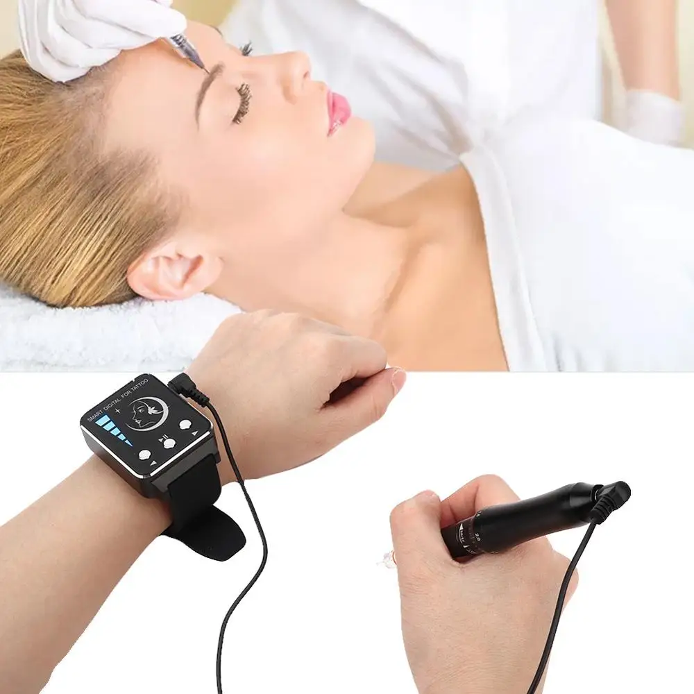 Профессиональная Мини машинка для татуажа бровей с контроллером перманентного