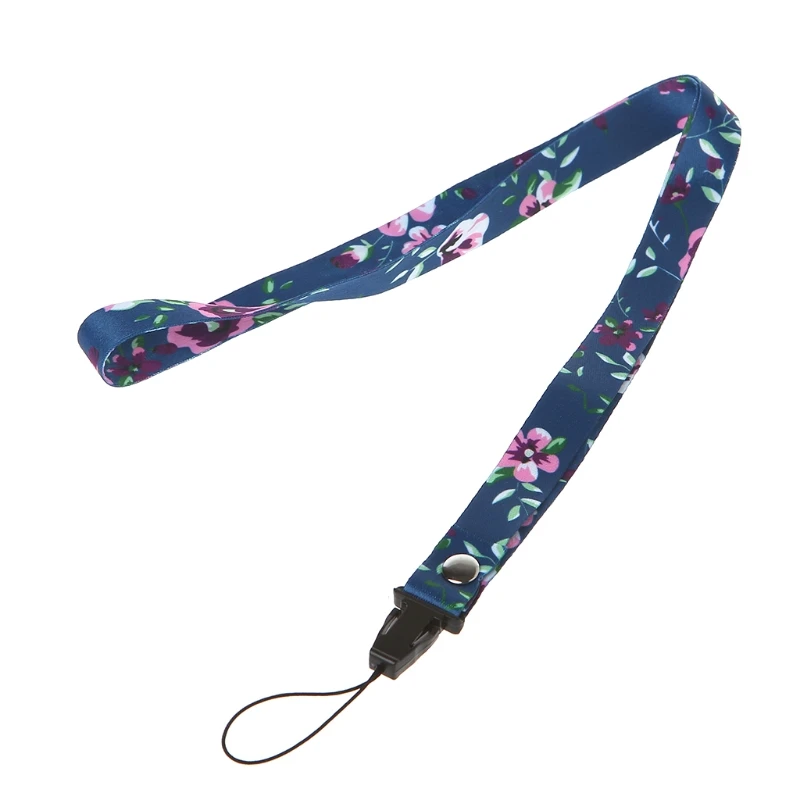 Маленькие ремешки на шею с изображением свежих листьев|Ремешки для телефонов| |