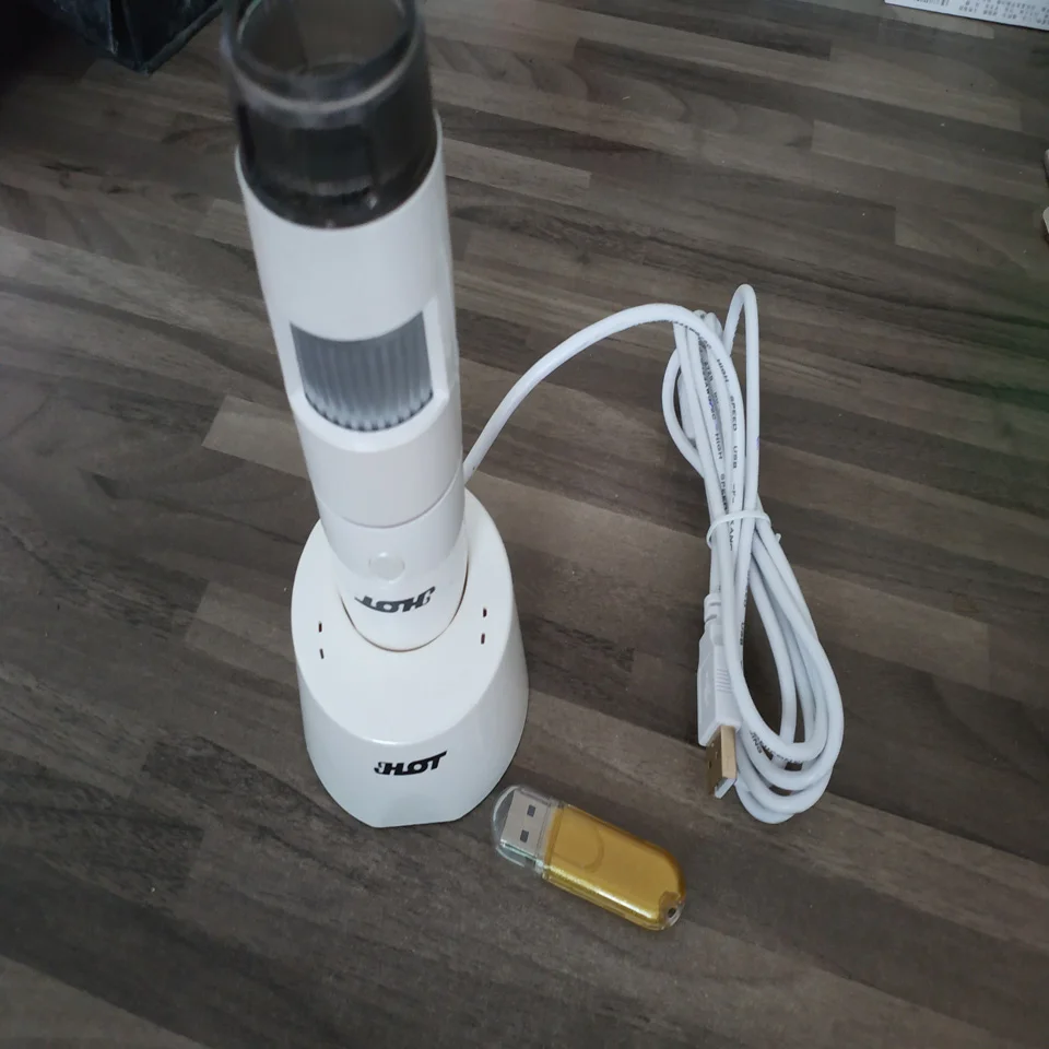Белый LINLIN лицо умный кожный детектор, анализатор кожи салон красоты USB HD переносное волшебное зеркало инструмент - Цвет: Белый