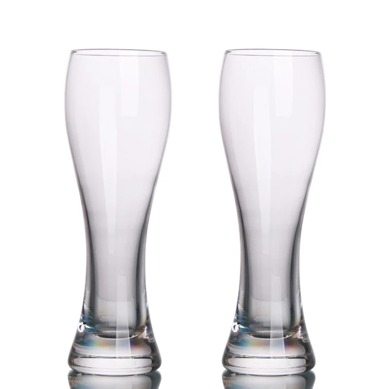 

Premium Wheat Beer Glass Transparent Large Capacity Round Eco-Friendly Family Party Champagne Household Water Juice Drinkware