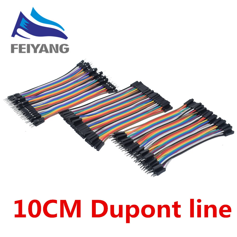 Dupont line 10 см папа-папа+ папа-мама+ мама-мама Перемычка провод Dupont кабель