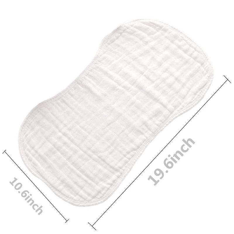 

Muslin Burp Cloths - Baby Burp Cloth Sets for Unisex. Perfect for Baby Burping Cloths/Burp Bibs.Newborn Burping Rags(5 Pack,Mult
