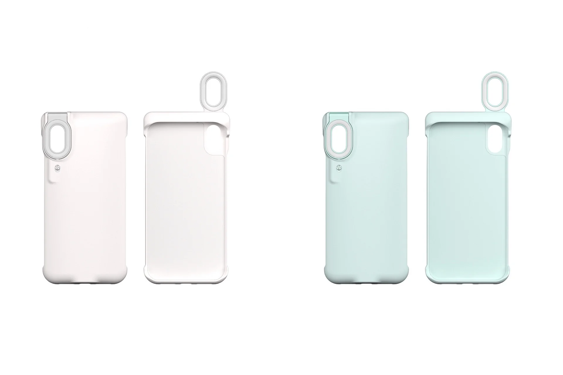 phone case suitable for iphone12 11 x xr 7 plus fill light mobile phone case selfie beauty ring flash protective shell free global shipping