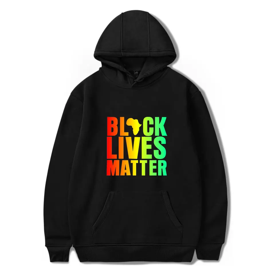 

Black Lives Matter Hoodies Streetwear Slogan Print Hoodies Men Women Autumn Winter Casual Hoodies Fashion Plus Size Sweatshirts