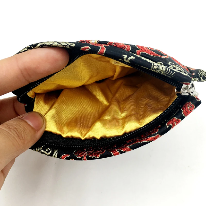 Кошелек для монет кошелек в китайском стиле специальный подарок шелковый из