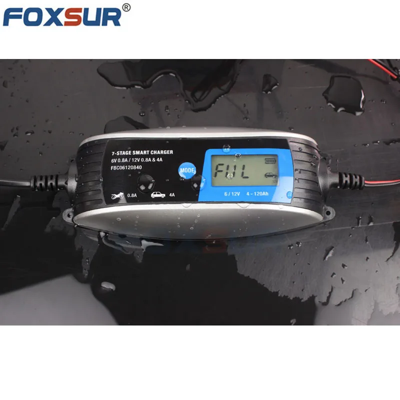 FOXSUR 6 в 12 7 stage автомобильное зарядное устройство для мотоцикла зимний режим и