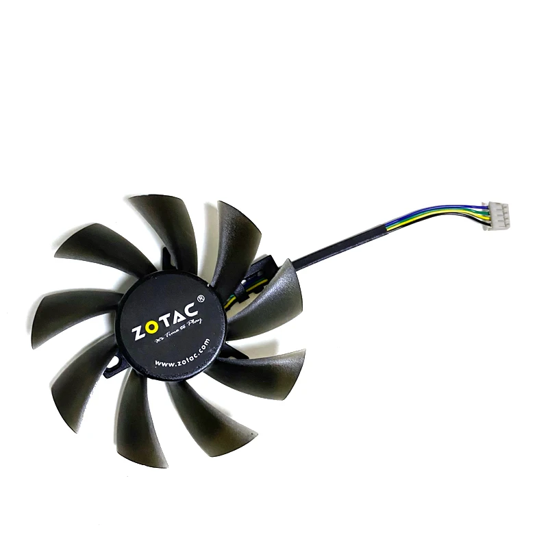 DIY 85 мм 40 T129215SH 4Pin ПК вентилятор охлаждения для ZOTAC N1060IXOC 6GD GTX 1060 3GB Мини GPU Радиатор