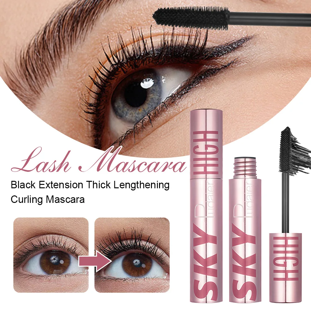 

Lash Mascara Black Extension Thick Mild And Non-irritating Lengthening Curling Mascara Waterproof Smudge-proof Eyelashes Makeup