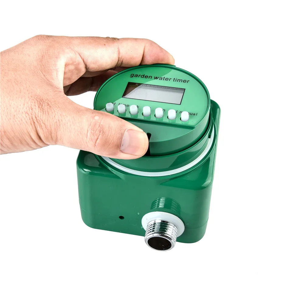 

Automatic LCD Display Electronic Garden Water Timer Ball Valve Watering Control Spray Drip Irrigation Controller Temporizador