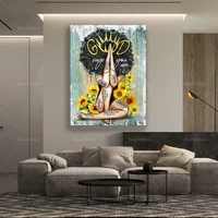 god says you are poster black queen sunflower poster black girl poster god poster bible christian black poster