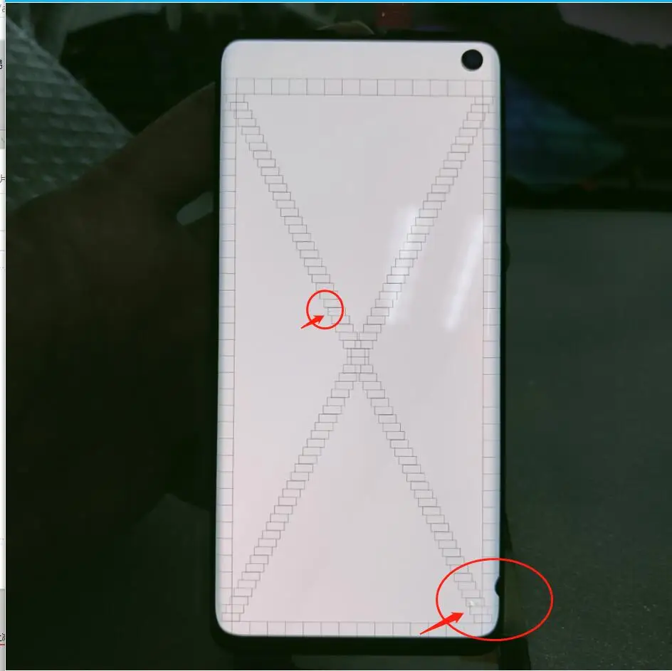 Оригинальный ЖК-дисплей piont burn Super AMOLED для Samsung S10 SM-G973F/DS G973F с сенсорным экраном и