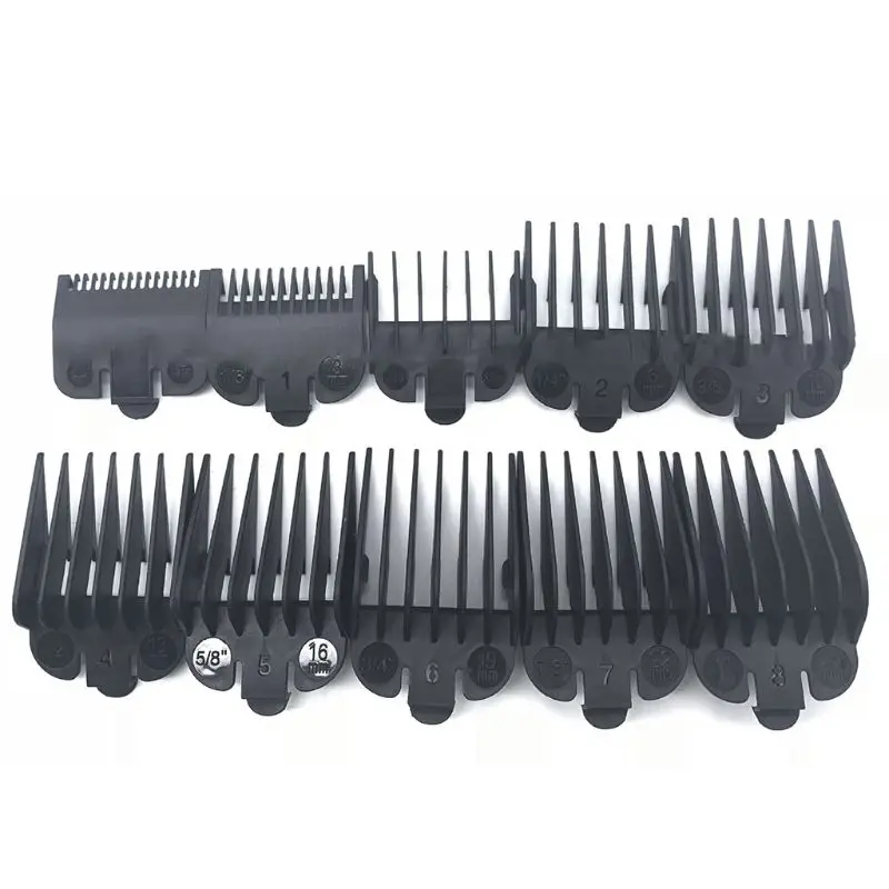 

2022 New 8/10Pcs Oil Head Electric Clippers Caliper Limit Comb Hair Clipper Tooth Guides Combs Cutting Tool