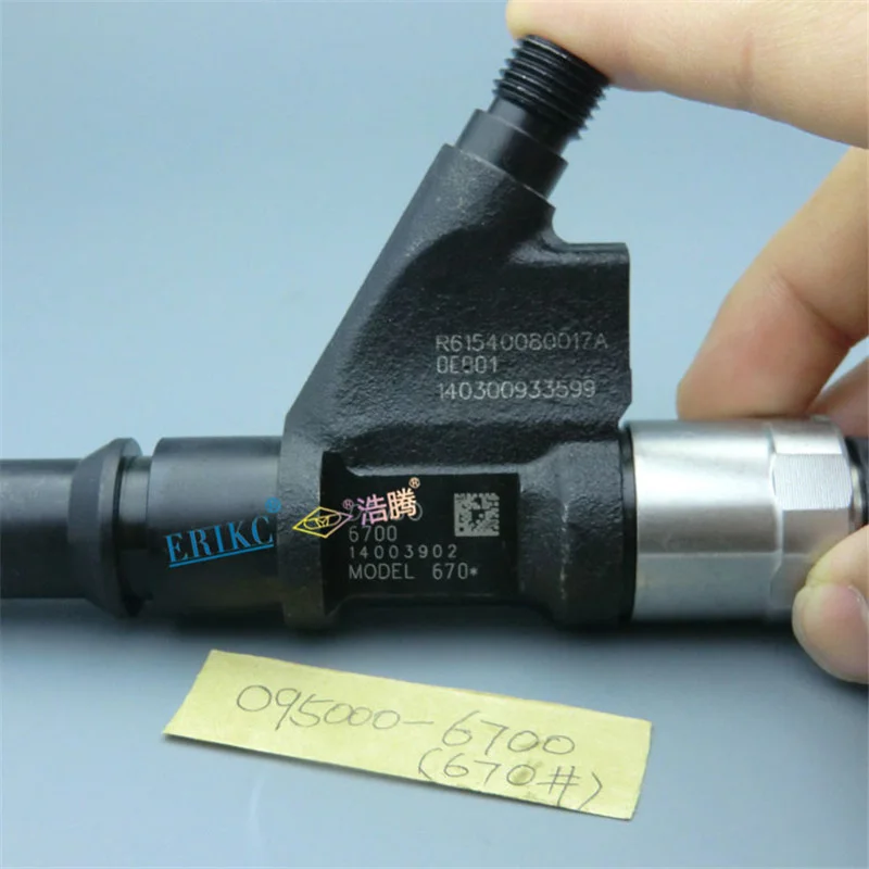 095000-6700 (R61540080017A) Автомобильный инжектор двигателя 6700 дизельное топливо впрыск