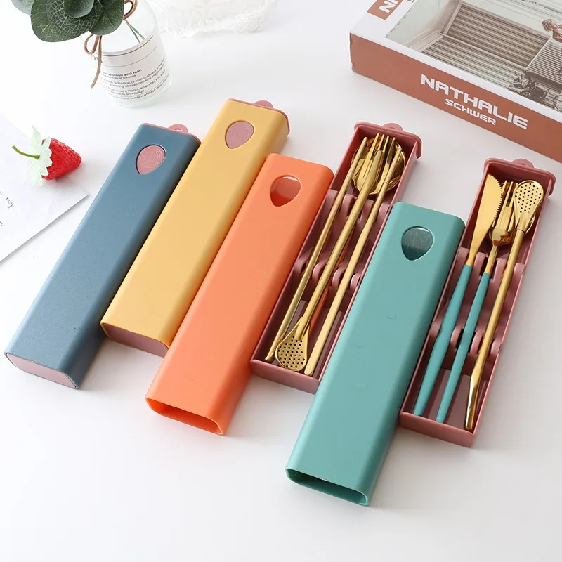 3-4 шт. дорожные столовые приборы из нержавеющей стали | Дом и сад