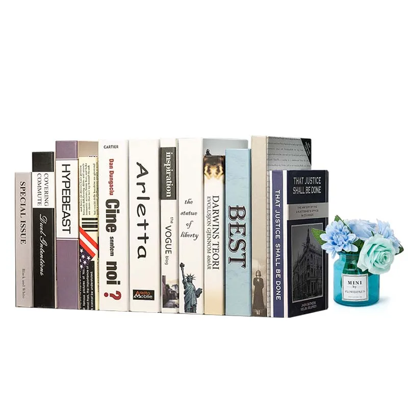 

Modern Minimalist Fake Book Simulation Book Cafe Shop Internet Cafe Hotel Decoration Decoration Props Book Model Ornaments