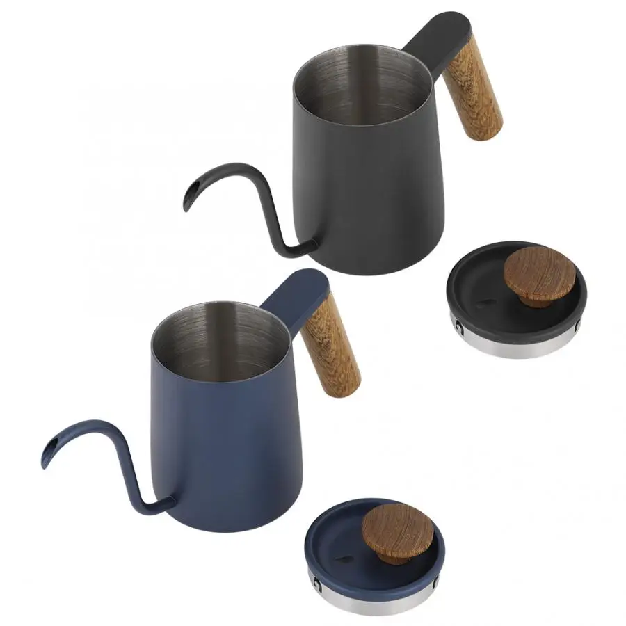 350 мл модный капельный кофейник с ручкой из нержавеющей стали длинный гусиная шея