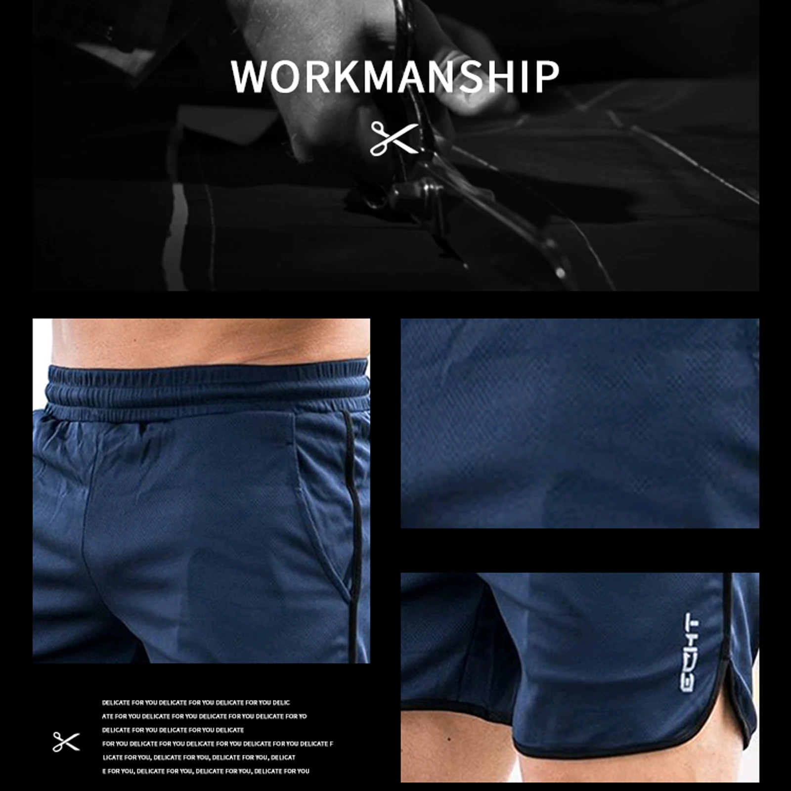 

Men Summer Athletic Short Pants Jogging Running Gym Sports Letters Print Drawstring Elastic-Waist Sports Running Shorts 8 Colors