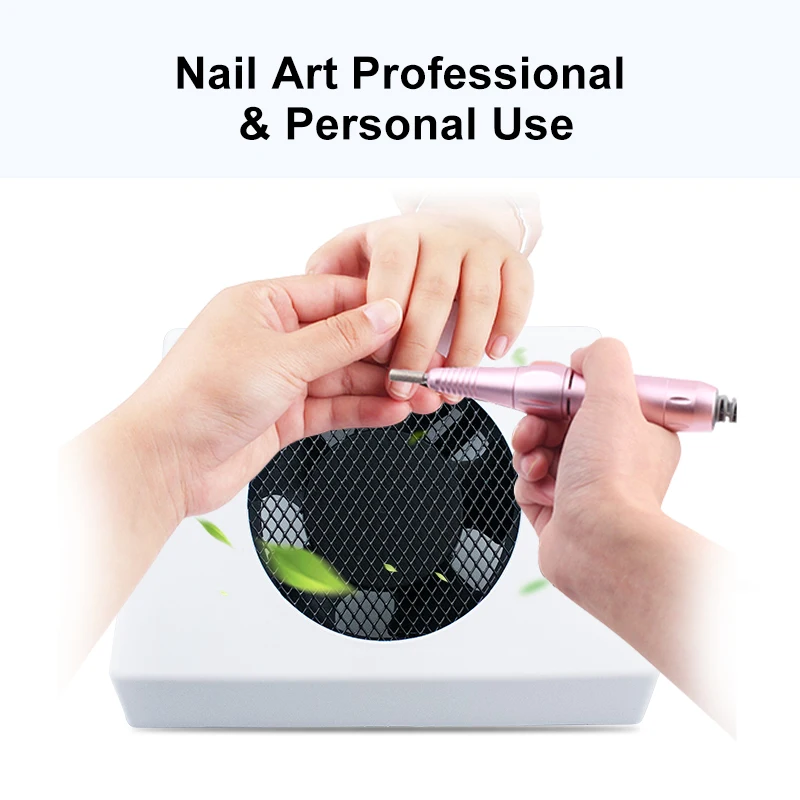 Пылесос для маникюра и педикюра 80 Вт с бесплатным пылесборником | Красота