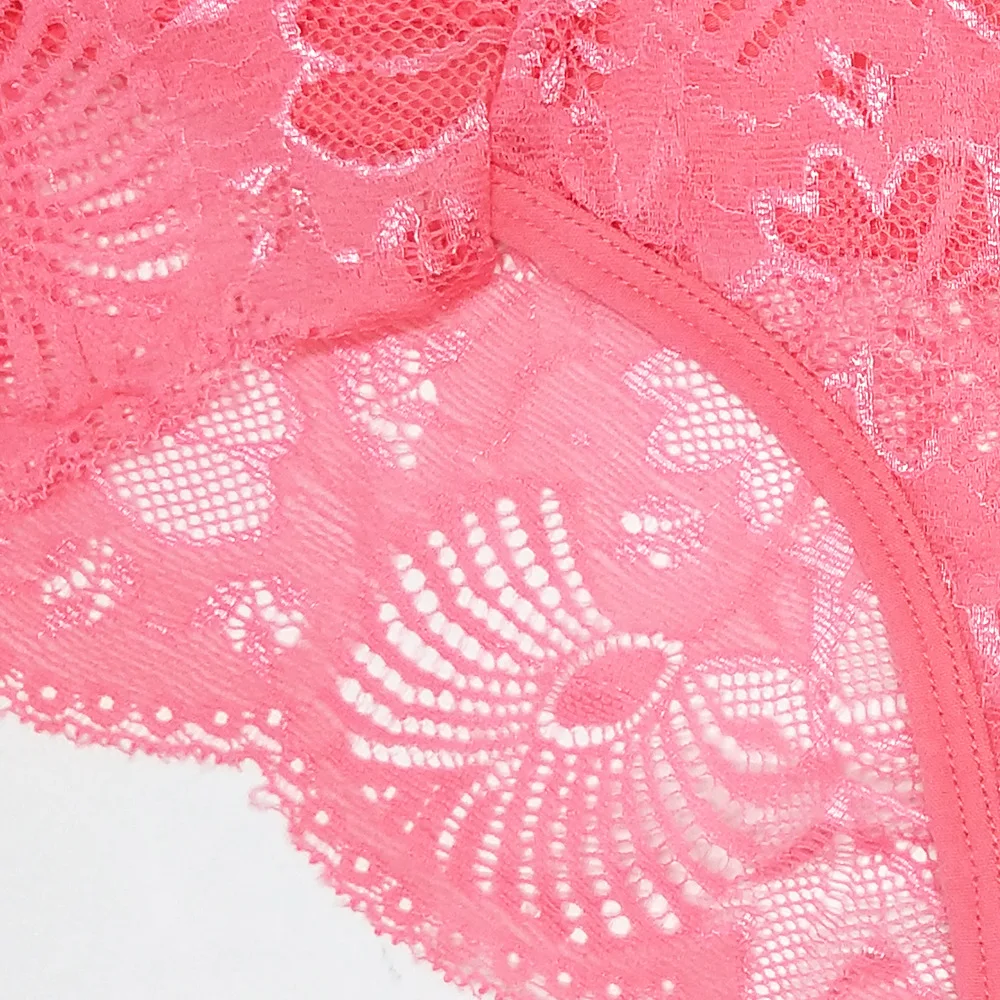 

Alyowangyina 6 Pcs/lot 6 Colour New Arrival Sexy Underwear For Women Cotton Transparent Lace Panties 89420