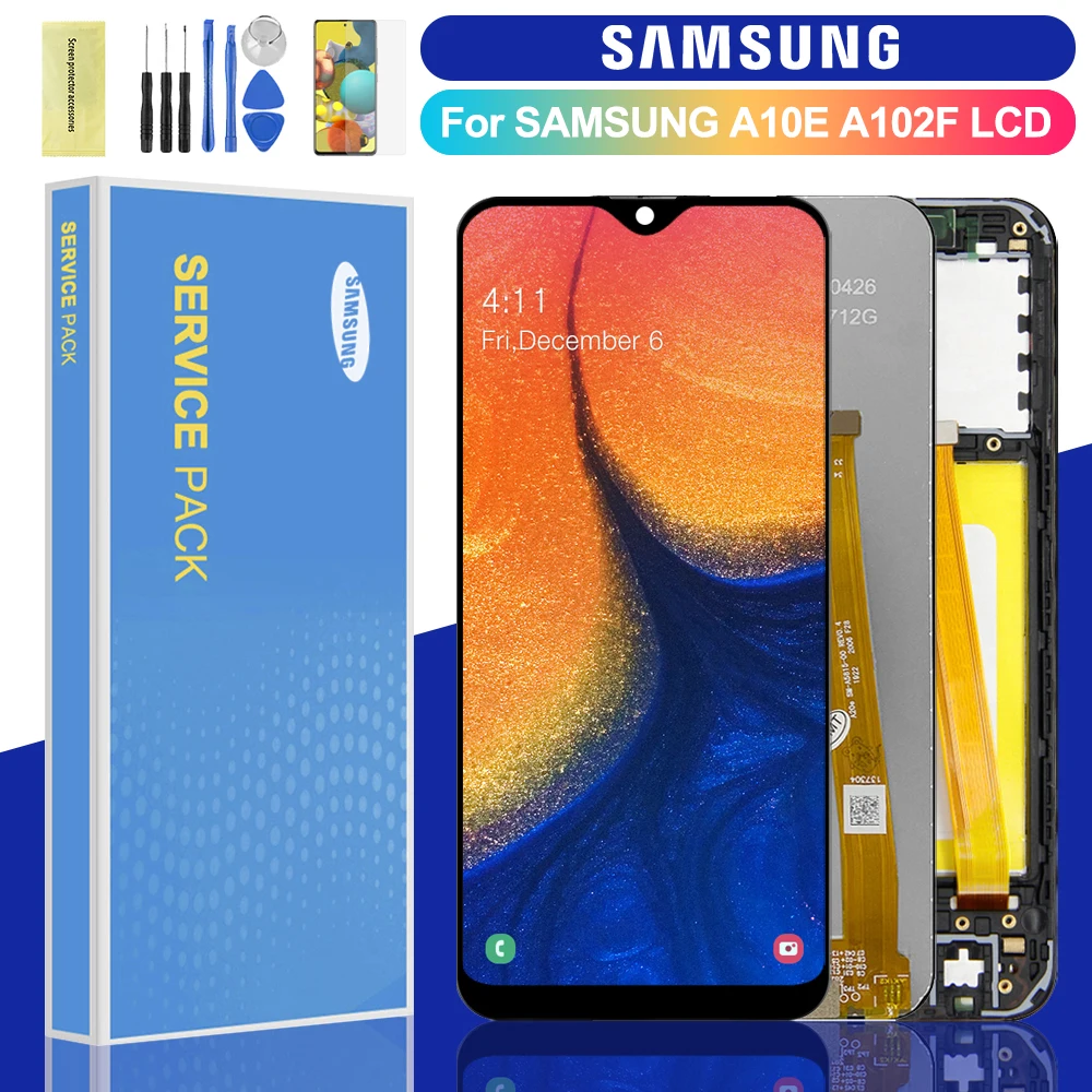 Дисплей 5 83 дюйма для Samsung Galaxy A10e ЖК-дисплей сенсорный экран дигитайзер в сборе A102