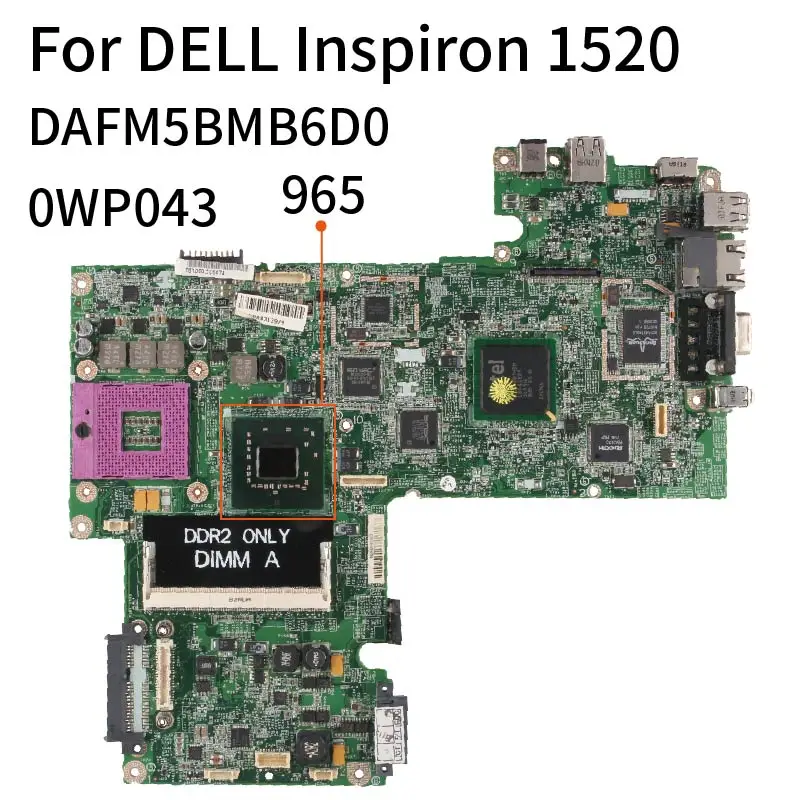 dell inspiron 1520 para computador placa mãe Placa-mãe para notebook