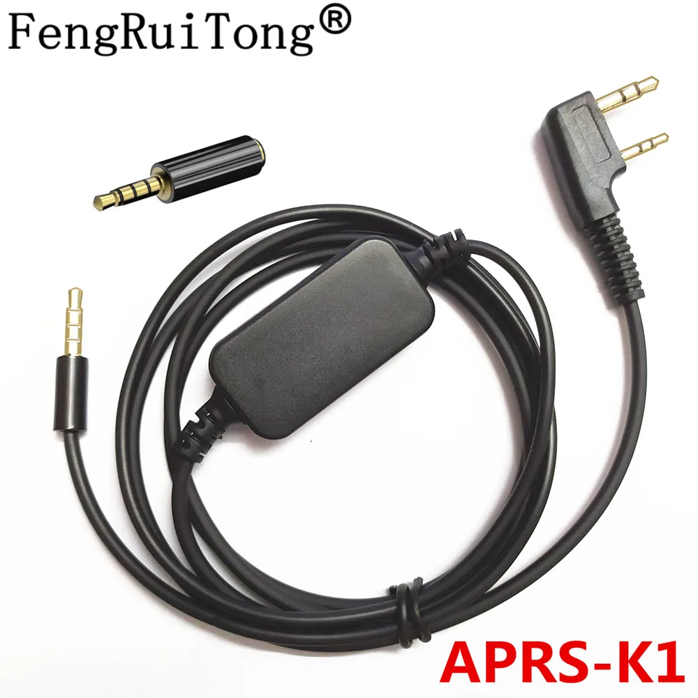 APRS-k1 Cable Audio Interface Cable for BaoFeng UV5R UV-82 5RA  5RB WOUXUN  TYT (APRSpro, APRSDroid, Compatible - Android, iOS
