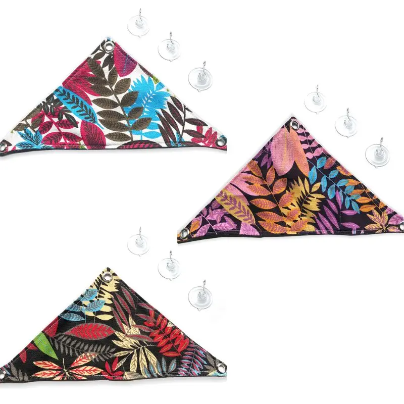 

1Set Pet Canvas Triangle Hammock Sleeping Bed Play Toys Reptile Snake House Cage