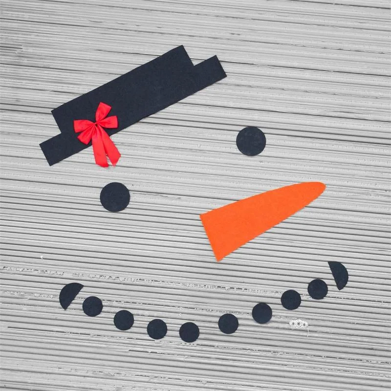 

16pcs/set Christmas Car Garage 3D Sticker Decoration Cute Snowman Ornament Festival Wall Door Dress Up Pendant
