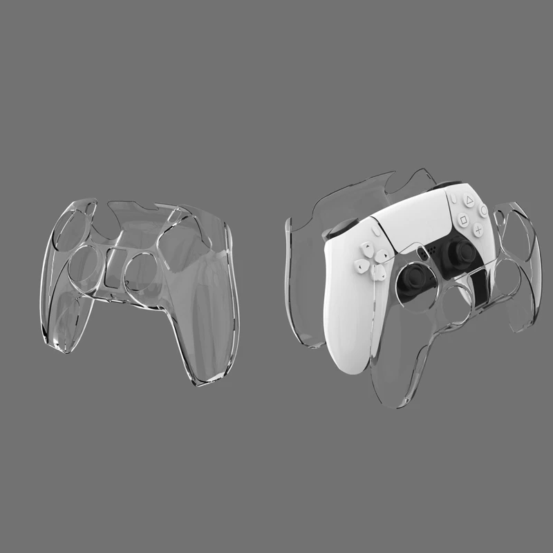 

Hard PC Clear Shell Protective Case Cover Skin For -SONY Play-station 5 PS5 Controller Gamepad Game Accessories