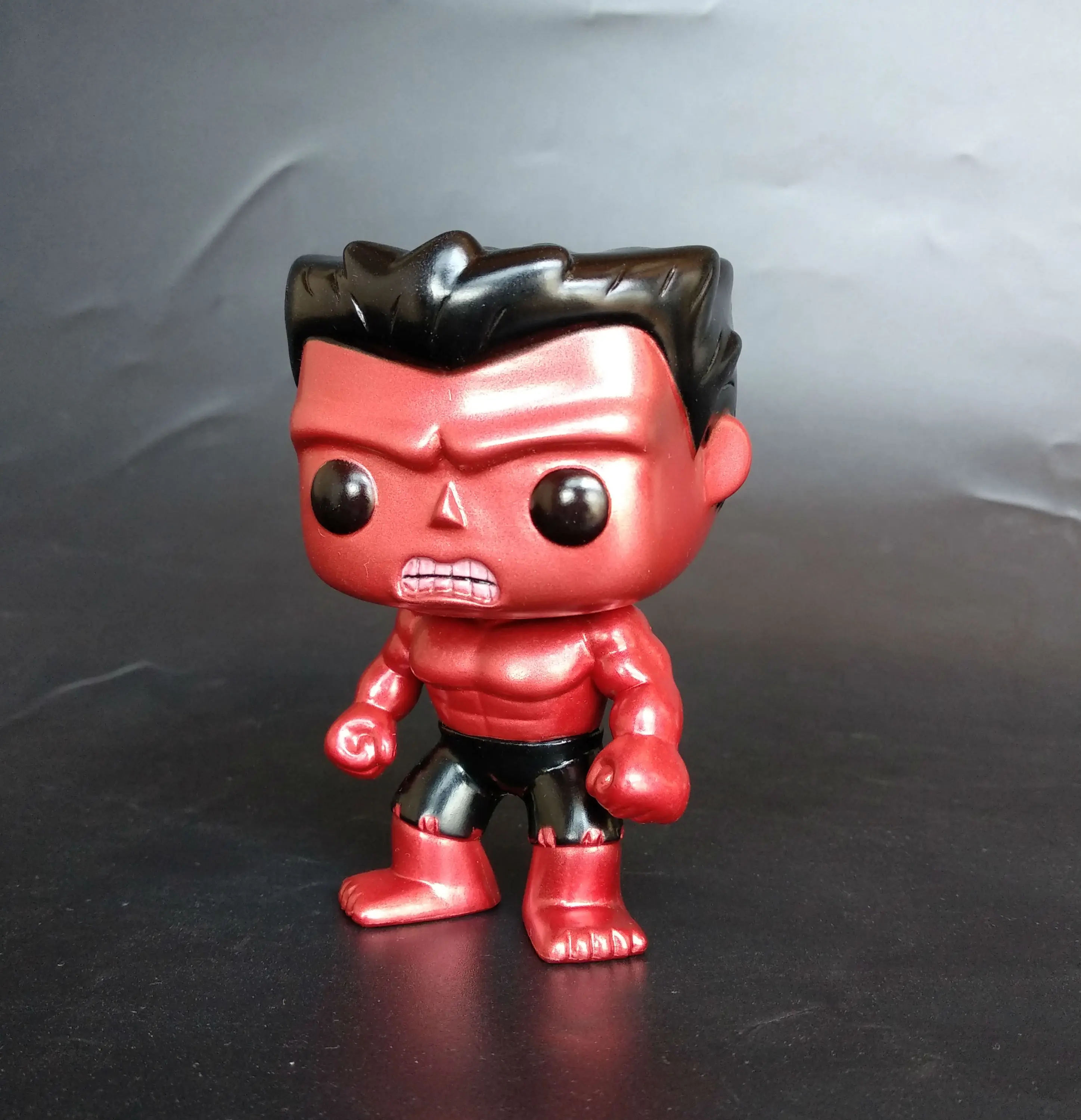 Оригинальная Поп виниловая фигурка металлический Красный Халк 2013 SDCC игрушка