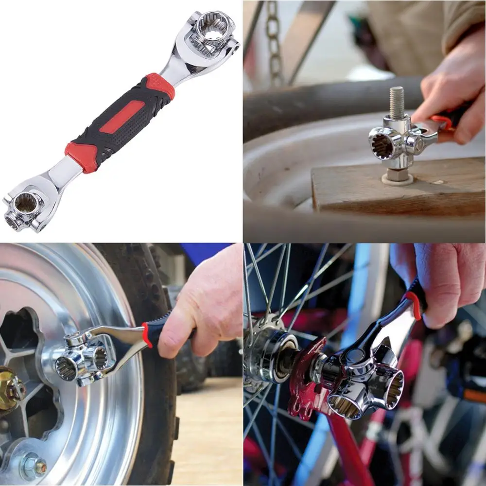 

Регулируемая комбинация 360 ° Метрическая и имперская храповая коробка Смещенный кольцевой гаечный ключ торцевой ключ болты Torx ручной инструмент для снятия