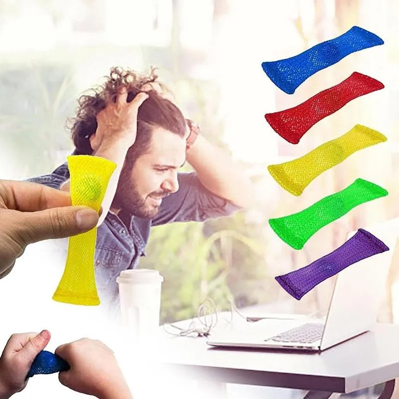 

Squeeze Marbles Ball Sensory Toys Autism Adhd Anxiety Braided Fidget Hand Easy Mesh Toys Toys Stress Relief Therapy Bend F5L7