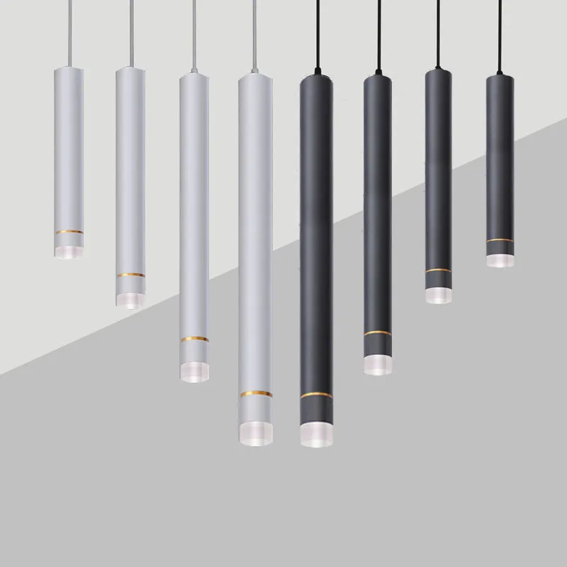 LED Pendant Lamp Hanging Dimmable 7W 10W Lamp Aluminum Acrylic home Kitchen Island dining living room bar cafe droplight fixture