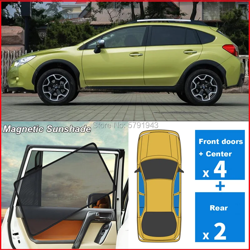 

Защита от УФ-лучей, занавес для Subaru XV, окна автомобиля, магнитная ткань, солнцезащитный козырек, защита от УФ лучей, сетка для окна автомобиля...
