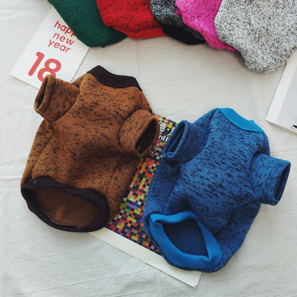 Pet Dog Knitting Sweater Warm Winter Puppy Coat Clothes Soft Clothing XS-XXL Size 2019 Hot Sale |