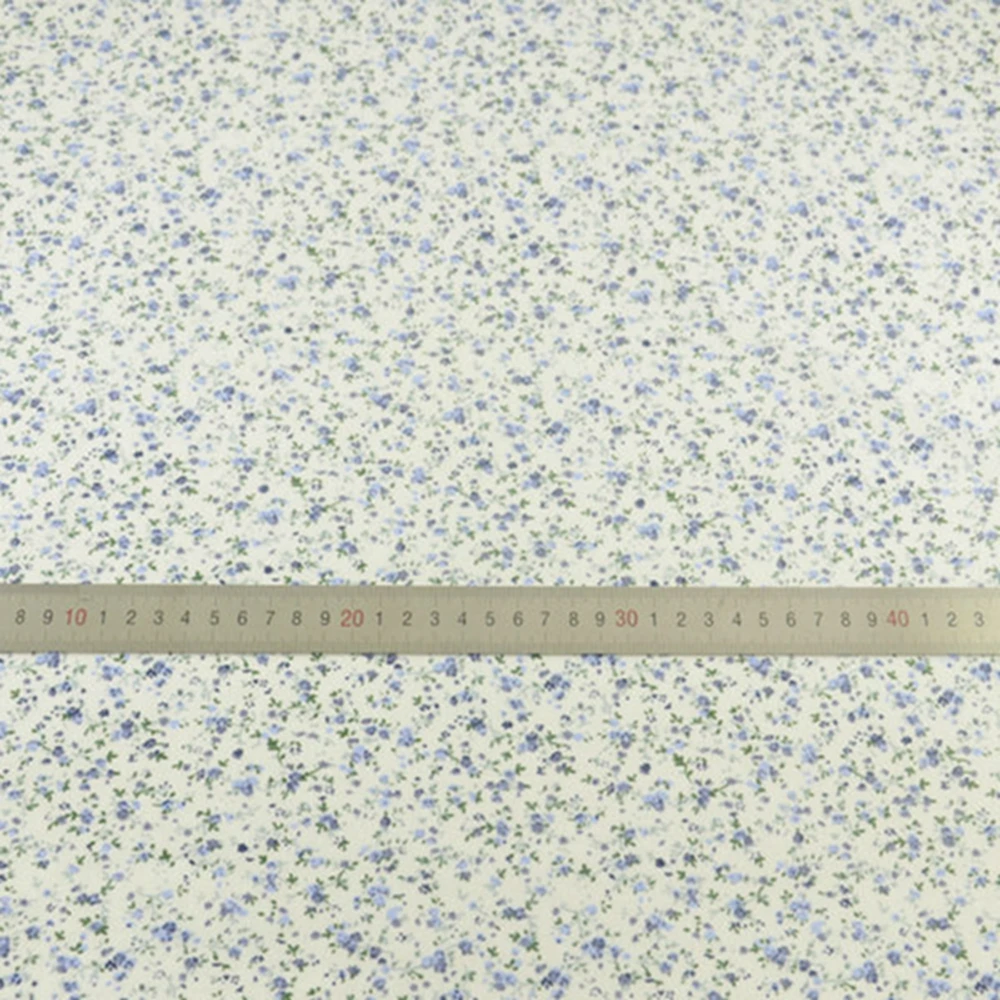 Бежевая хлопкосветильник быми цветами хлопковая ткань для шитья рукоделия кукол