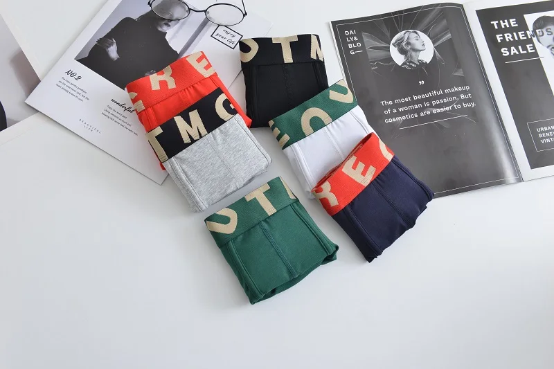 

Ropa interior de grafeno para hombre, bóxer de algodón, pantalones cortos deportivos y de ocio para jóvenes,pantalones a la moda