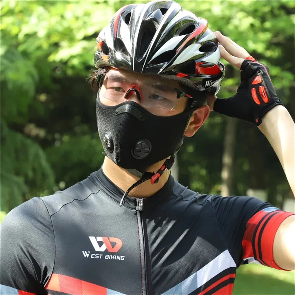 

Cycling Mouth Masks With Filters Anti-Pollution Unisex Pm 2.5 Activated Carbon Breathing Valve Mascarilla Dust-Proof Sport Mask