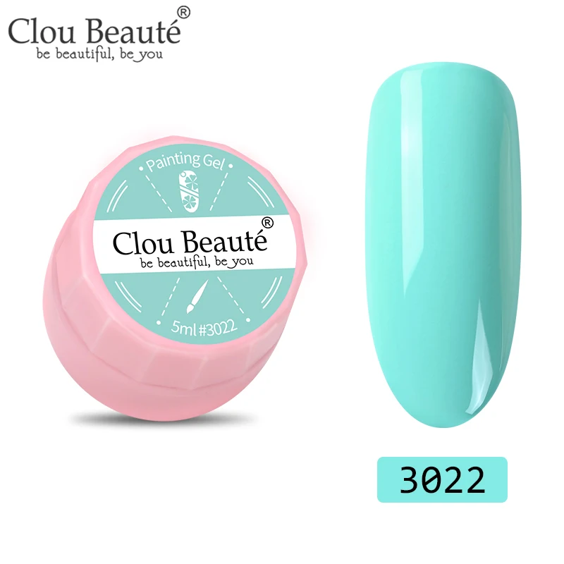 3022 Clou Beaute 72 цвета гель-краска УФ/светодиодный гель для ногтей замачиваемый дизайн ногтей светодиодный лак для ногтей УФ-гель для ногтей DIY Краска паук гель лак - Цвет: 3022