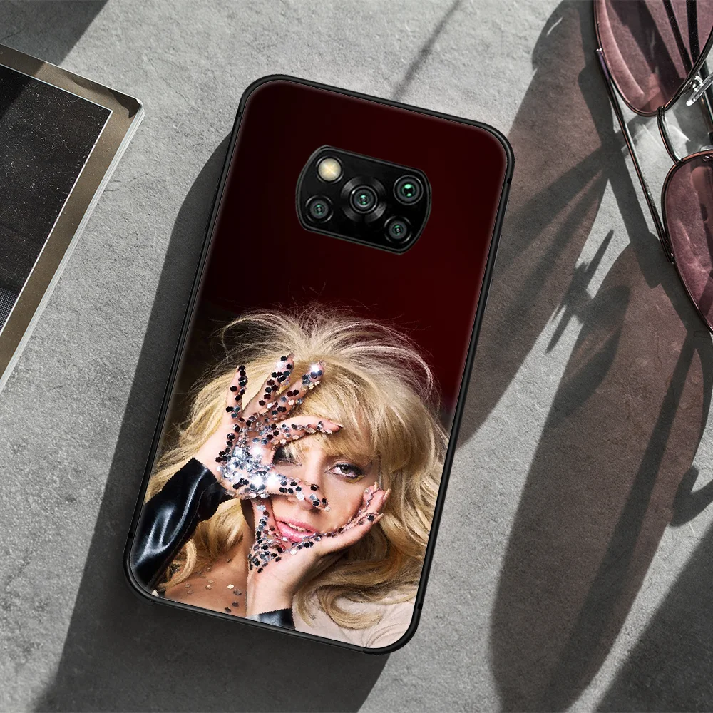 

Lady Gaga Phone case Cover Hull For Xiaomi Mi A2 A3 8 9 9T Note 10 Se Lite Pro black Bumper 3D Etui Pretty Coque Luxury Cover
