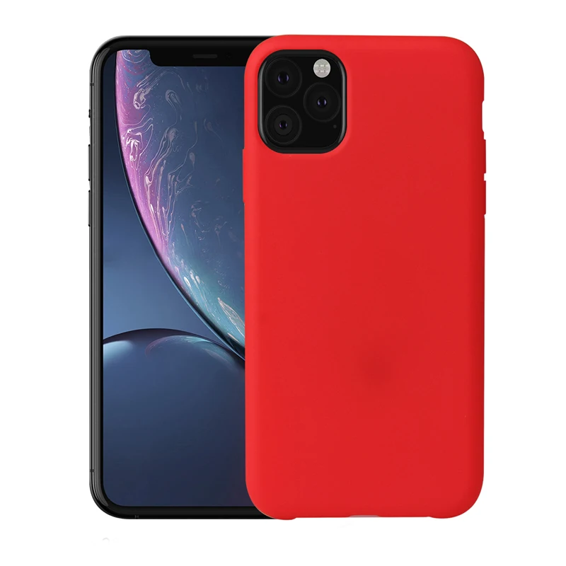 NEW Liquid Silicone luxury Cover For Apple iPhone 11 Case Soft Gel Rubber Protection Pro Max |