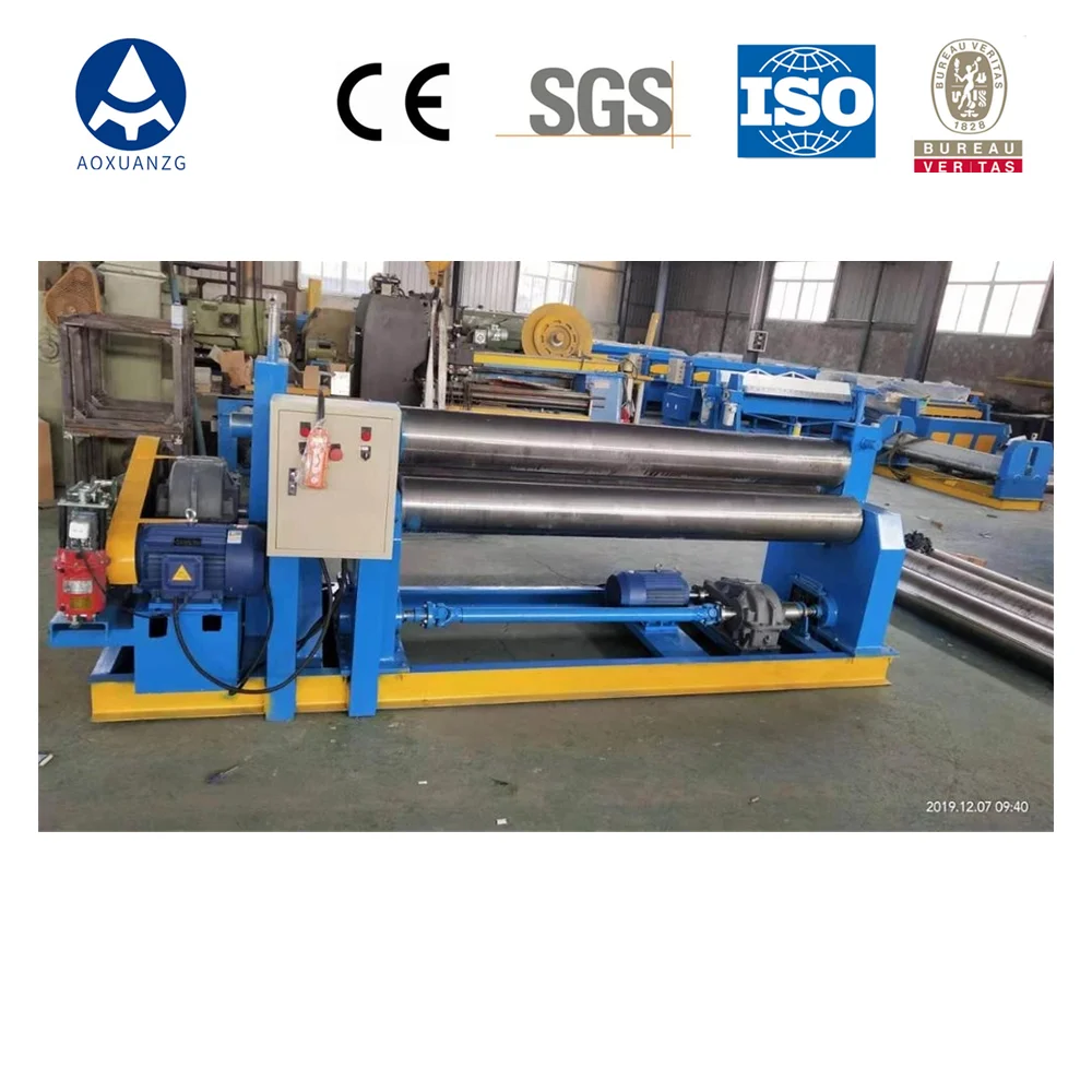 W11-8x2000 Полуавтоматическая электрическая металлическая пластина 3 ролика