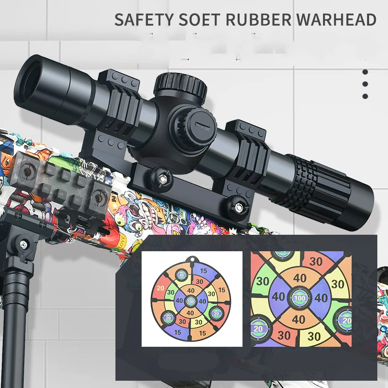 Снайперская винтовка Barrett ручной игрушечный пистолет-бластер из ЭВА мягкие