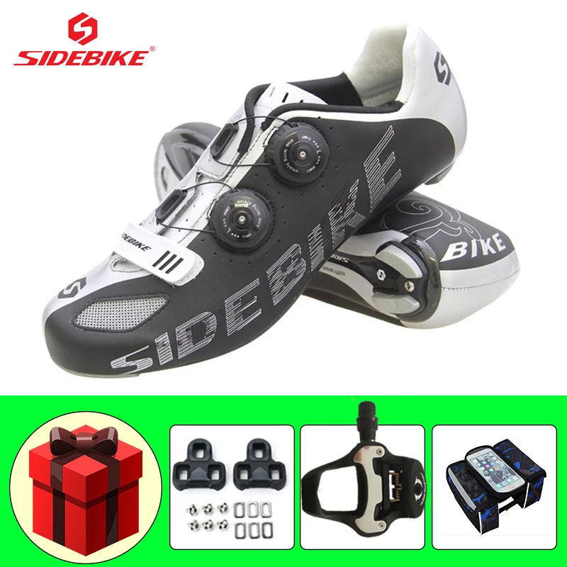 

SIDEBIKE Bicycle Riding Shoes Carbon Fiber Cycling Nseakers Add Pedals Ultra-light Breathable Self-locking Sapatilha Ciclismo