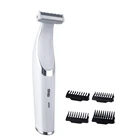 Триммер для волос на лице и теле, перезаряжаемый профессиональный триммер для бороды, электрический USB-триммер для удаления волос, машинка для стрижки волос, мужской уход