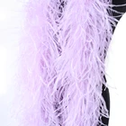 6-слойный 1 метр окрашенный разноцветный пушистое страусиное перо Boa шарф костюм одежда швейный аксессуар Белая Шаль из страусиного пера